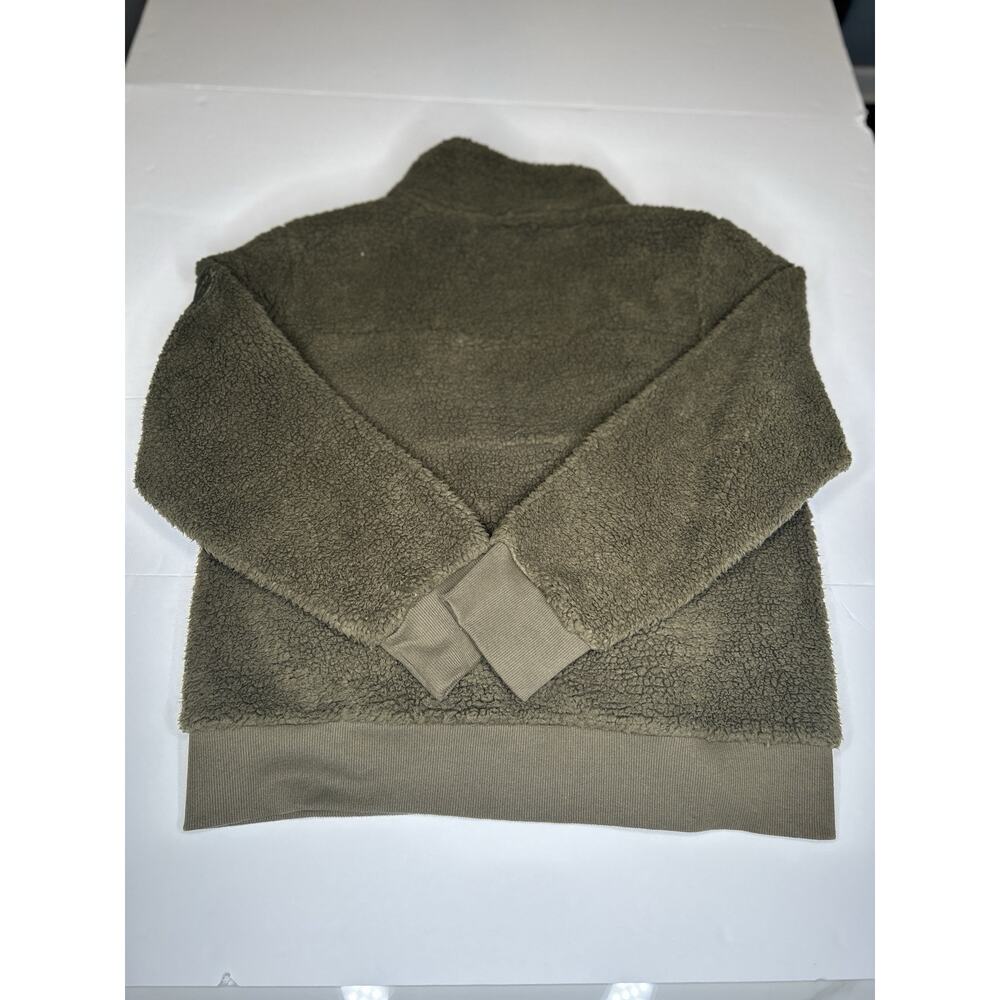 Calvin Klein Women's Green Fuzzy Jacket , Large, Casual, Full Zip - Picture 12 of 16
